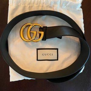 AUTHENTIC GUCCI MARMONT DOUBLE GGBELT